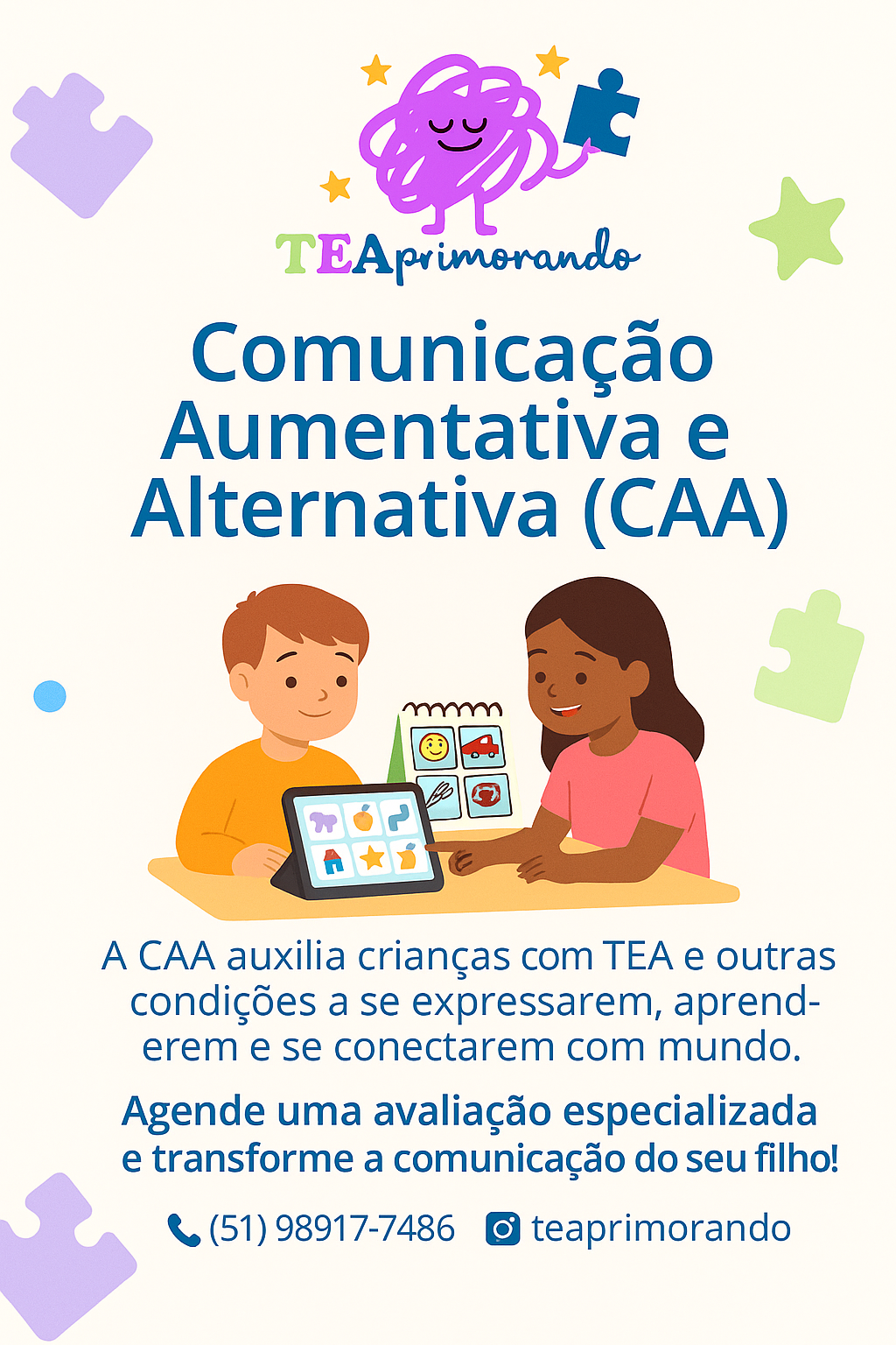 COMUNICAÇÃO ALTERNATIVA E AUMENTATIVA (CAA)